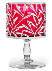 Vine Leaf Pedestal 3-Wick Candle Holder