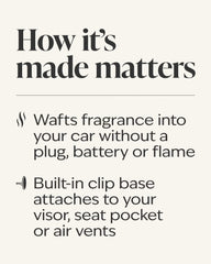 Black Matte Car Fragrance Holder