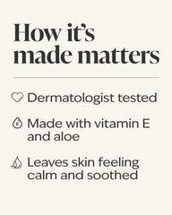 Lightly Fragranced With Lavender & Sage With Aloe & Vitamin E