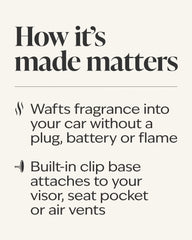 Black Glitter Car Fragrance Holder