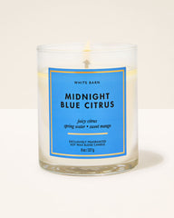 Midnight Blue Citrus Single Wick Candle