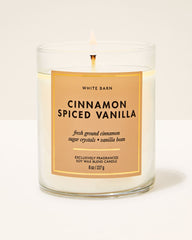 Cinnamon Spiced Vanilla Single Wick Candle