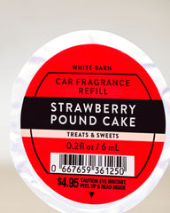 Strawberry Pound Cake Car Fragrance Refill