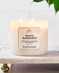White Gardenia 3-Wick Candle
