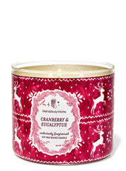 Cranberry & Eucalyptus 3-Wick Candle