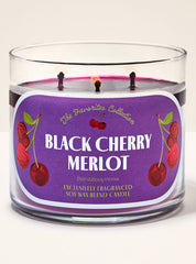 Black Cherry Merlot 3-Wick Candle