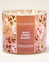 Main Street Bakery 3-Wick Candle