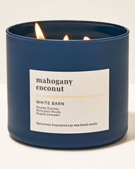Mahogany Coconut 3-Wick Candle