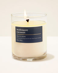 Mahogany Coconut Single Wick Candle