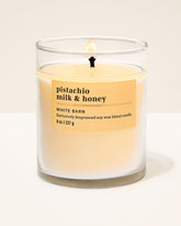 Pistachio Milk & Honey Single Wick Candle