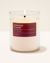 Rosewood & Suede Single Wick Candle