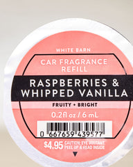 Raspberries & Whipped Vanilla Car Fragrance Refill