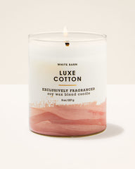 Luxe Cotton Single Wick Candle