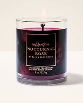 Nocturnal Rose Single Wick Candle