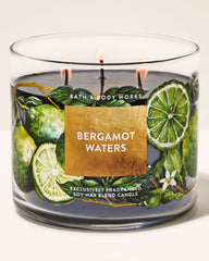 Bergamot Waters 3-Wick Candle