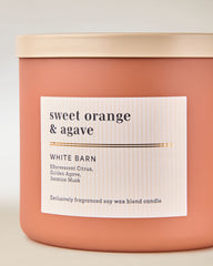 Sweet Orange & Agave 3-Wick Candle