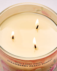 Strawberry Peach Sunset 3-Wick Candle