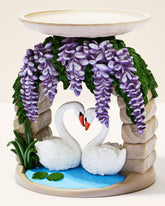 Swan Bridge Pedestal 3-Wick Candle Holder