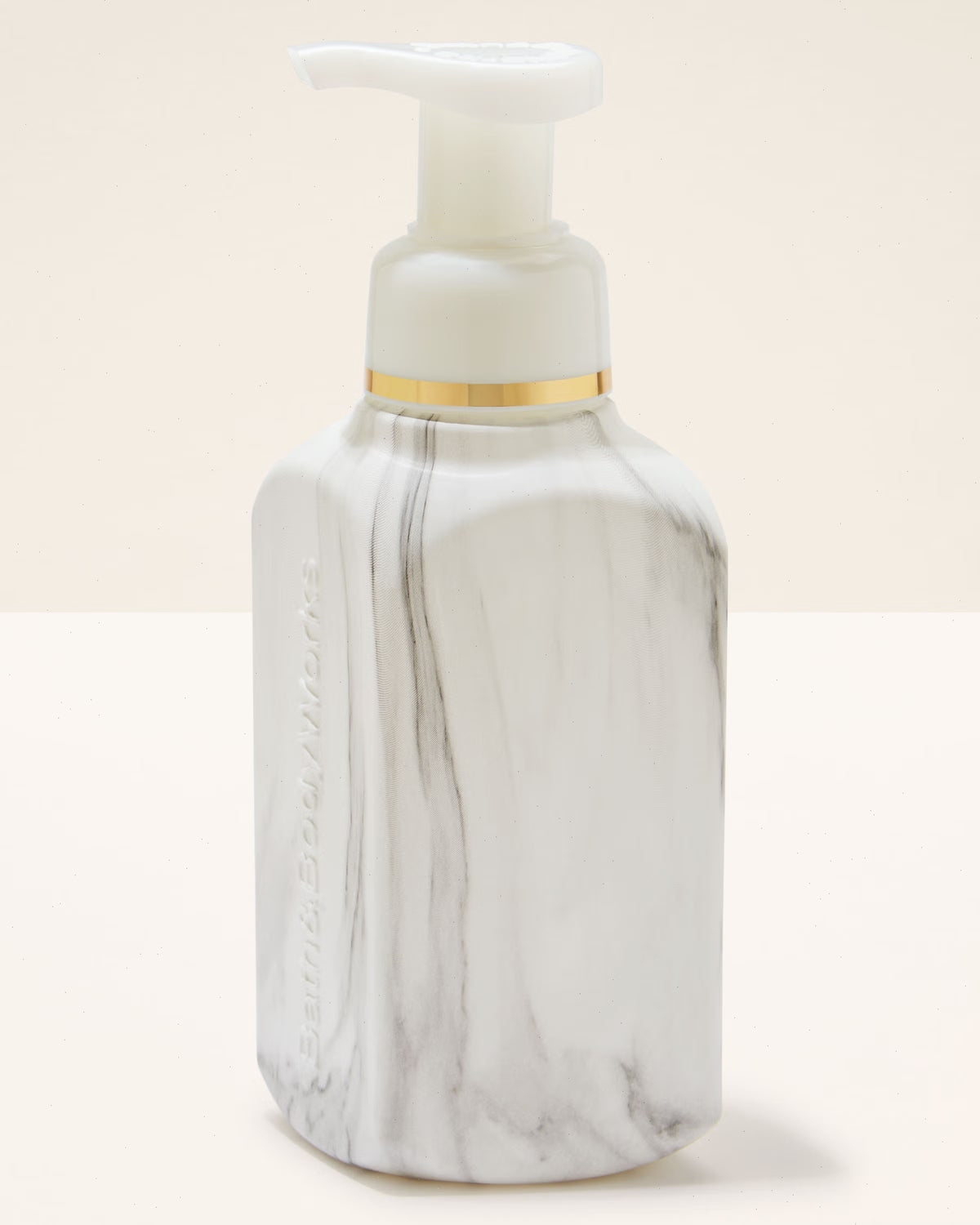 White Marble Gentle & Clean Foaming Hand Soap Dispenser