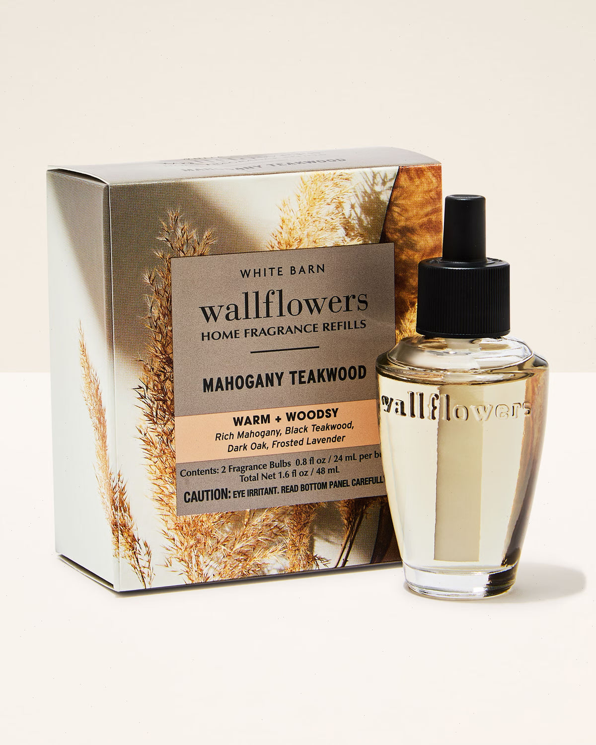 Mahogany Teakwood Wallflowers Refills 2-Pack