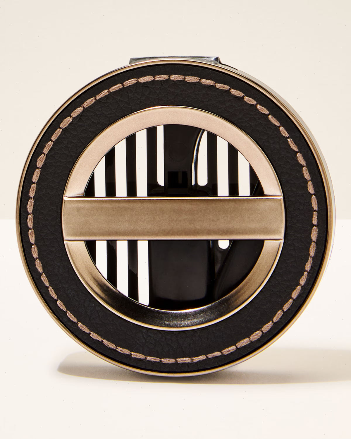 Leather Stitched Car Fragrance Holder