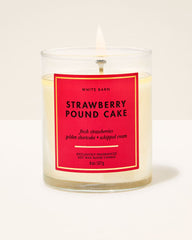 Strawberry Pound Cake Single Wick Candle