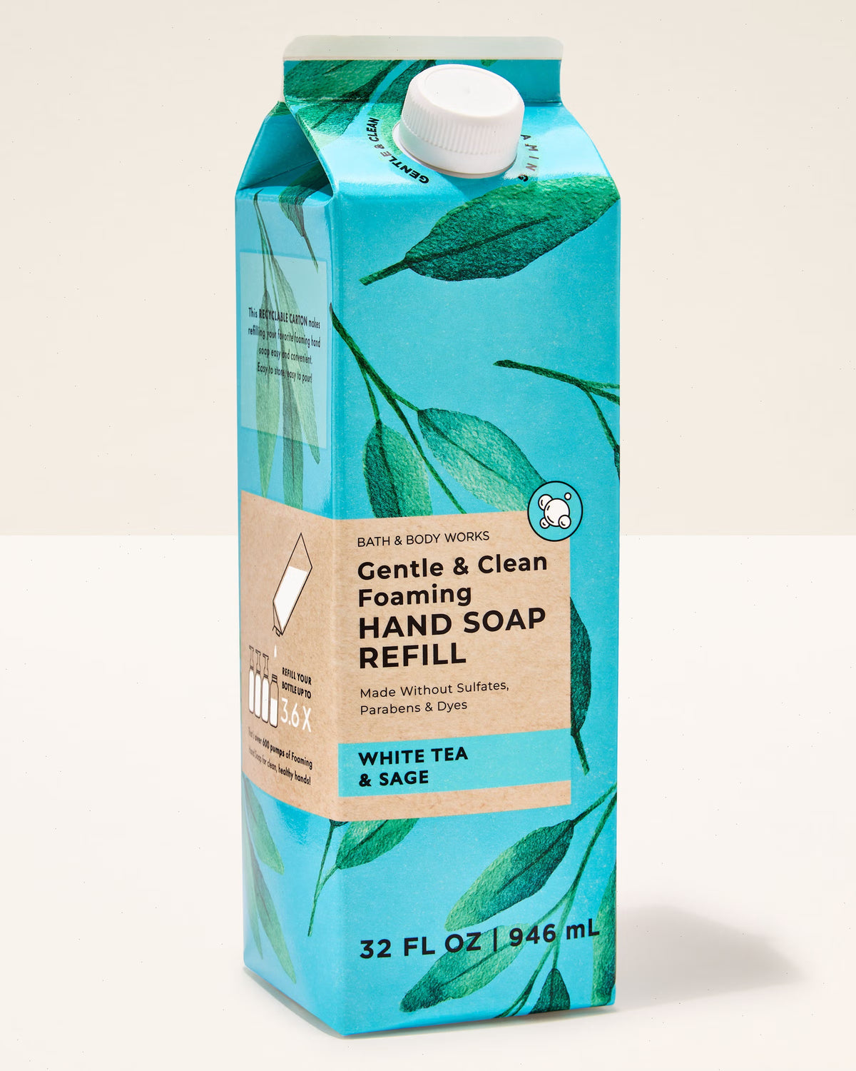 White Tea & Sage Gentle & Clean Foaming Refill