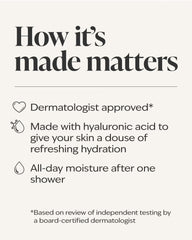 Water Ultra Hydration With Hyaluronic Acid Moisturizing Body Wash