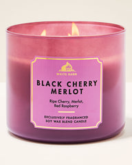 Black Cherry Merlot 3-Wick Candle