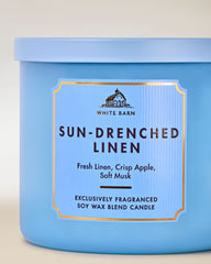 Sun-Drenched Linen 3-Wick Candle