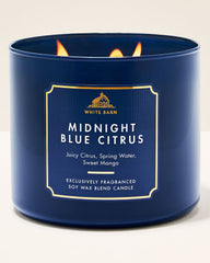 Midnight Blue Citrus 3-Wick Candle