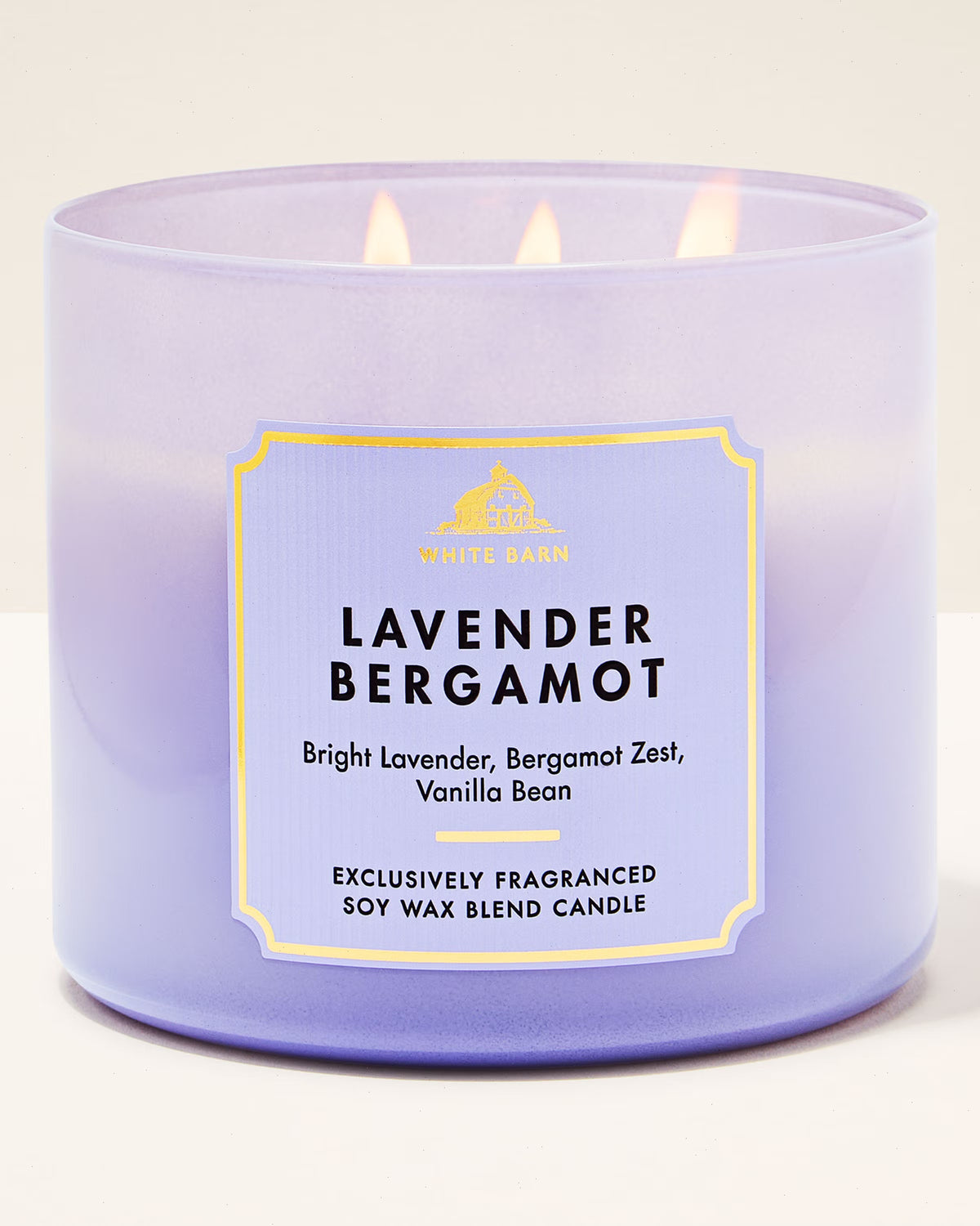 Lavender Bergamot 3-Wick Candle