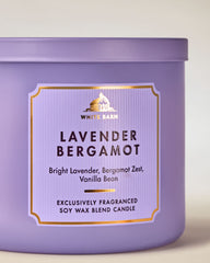 Lavender Bergamot 3-Wick Candle