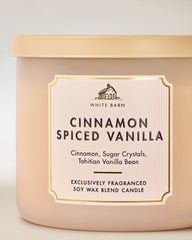 Cinnamon Spiced Vanilla 3-Wick Candle
