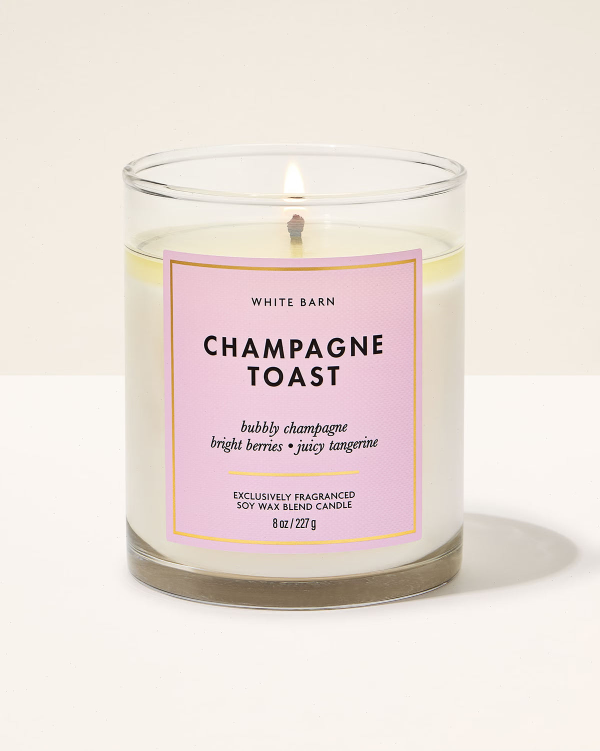 Champagne Toast Single Wick Candle