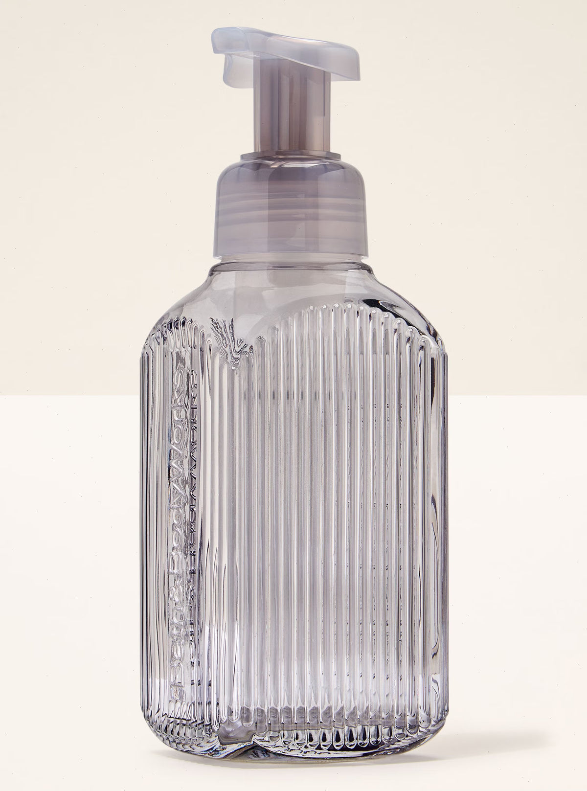 Charcoal Vertical Lines Gentle & Clean Foaming Hand Soap Dispenser