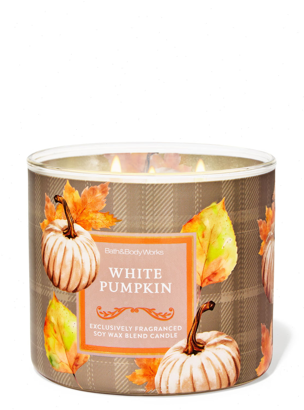 White Pumpkin 3-Wick Candle