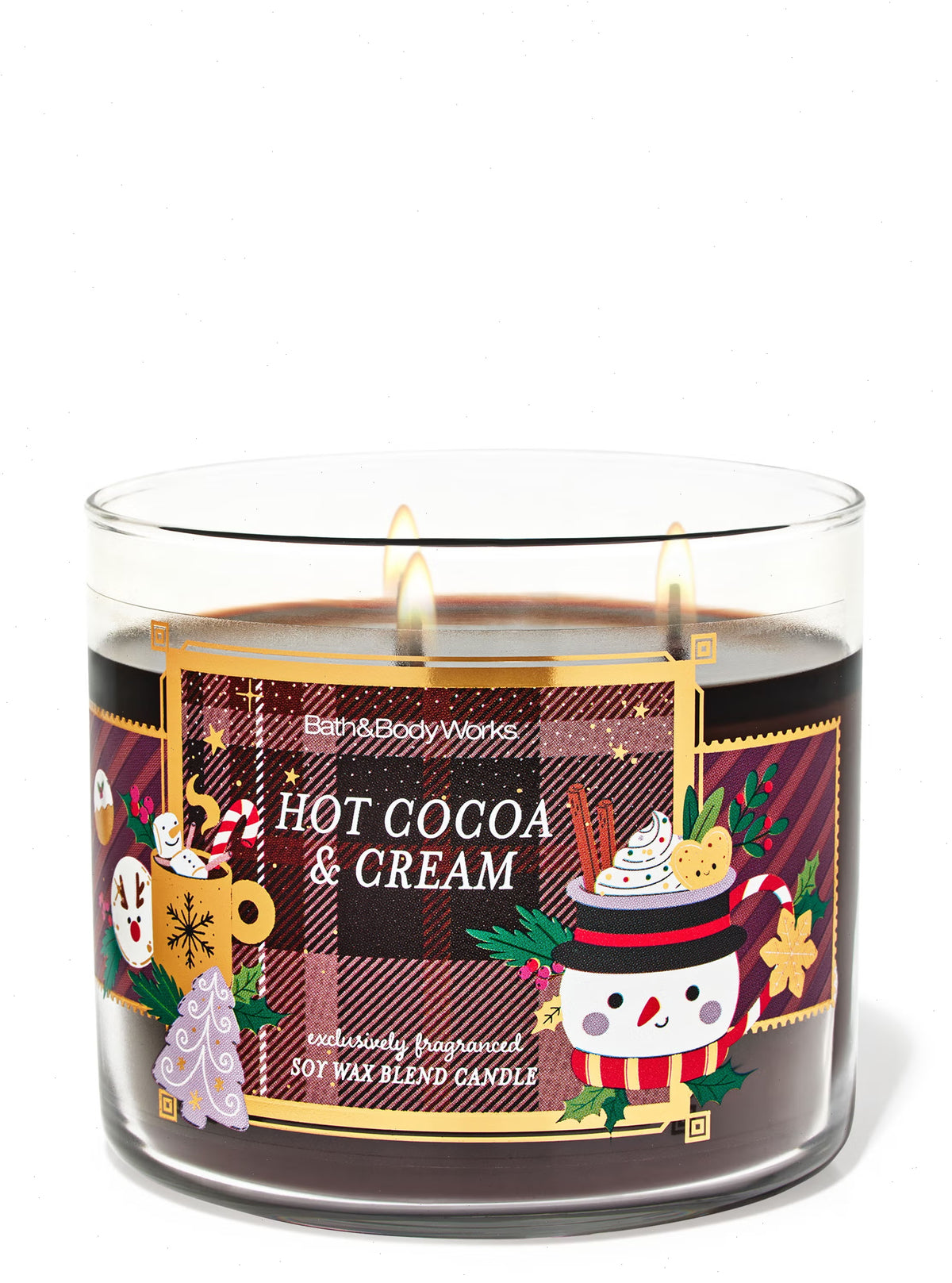 Hot Cocoa & Cream 3-Wick Candle