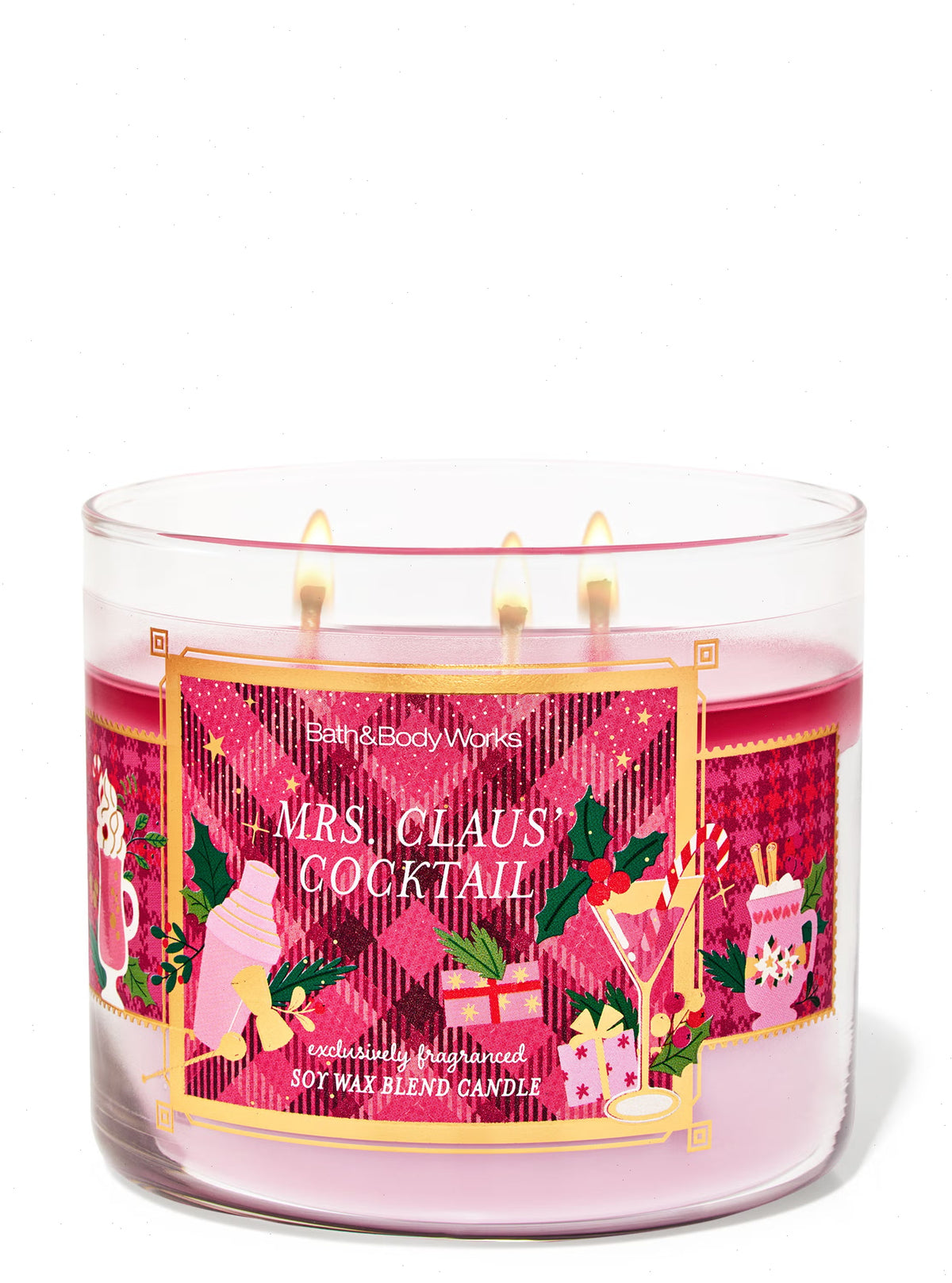 Mrs. Claus' Cocktail 3-Wick Candle