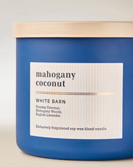 Mahogany Coconut 3-Wick Candle
