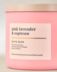 Pink Lavender & Espresso 3-Wick Candle