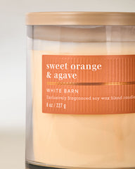 Sweet Orange & Agave Single Wick Candle