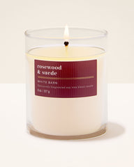 Rosewood & Suede Single Wick Candle