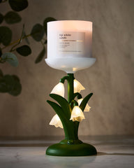 Snowdrop Dream Light-Up Pedestal Candle Holder