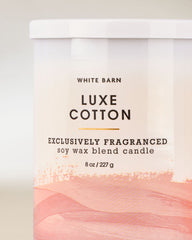 Luxe Cotton Single Wick Candle