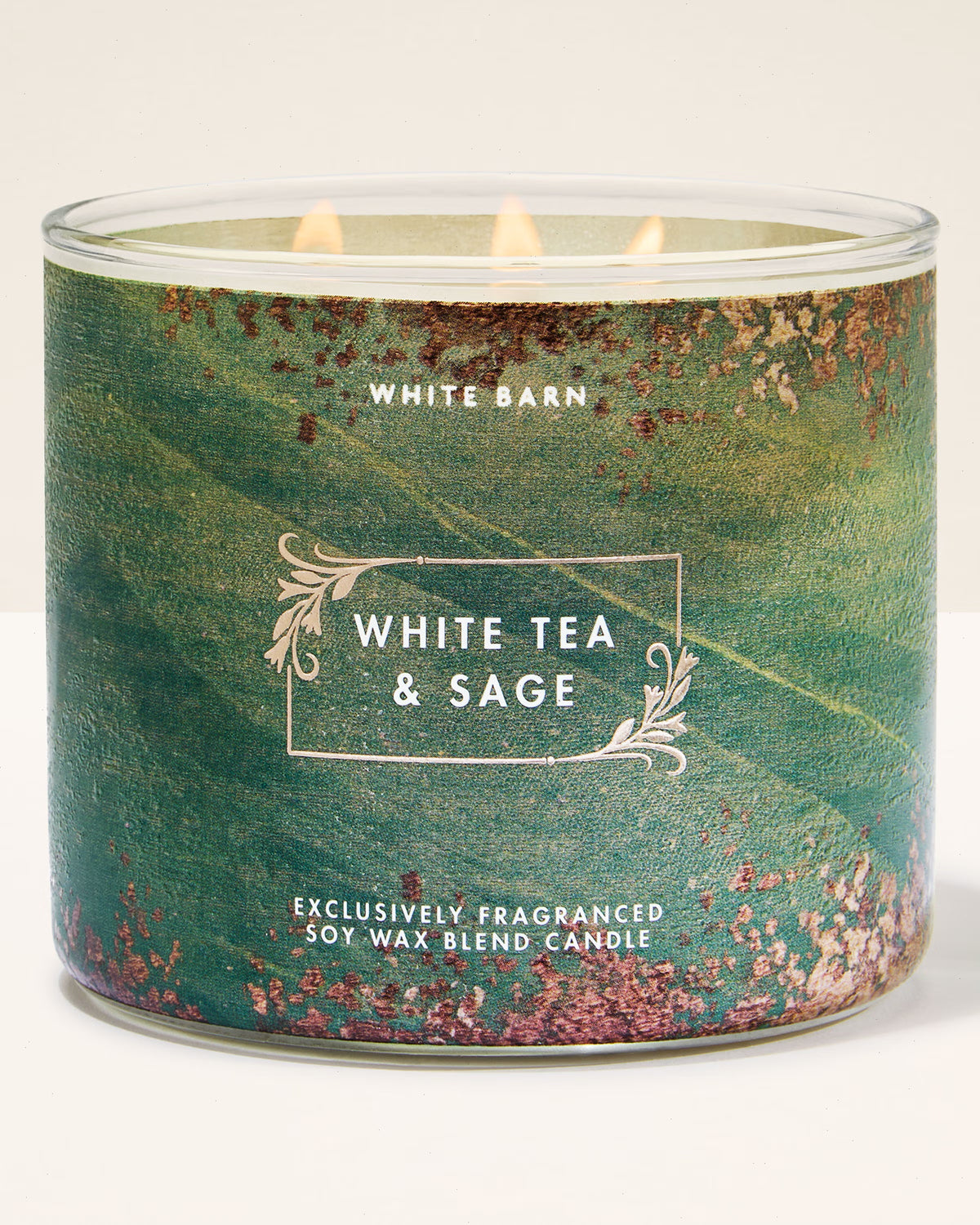 White Tea & Sage 3-Wick Candle