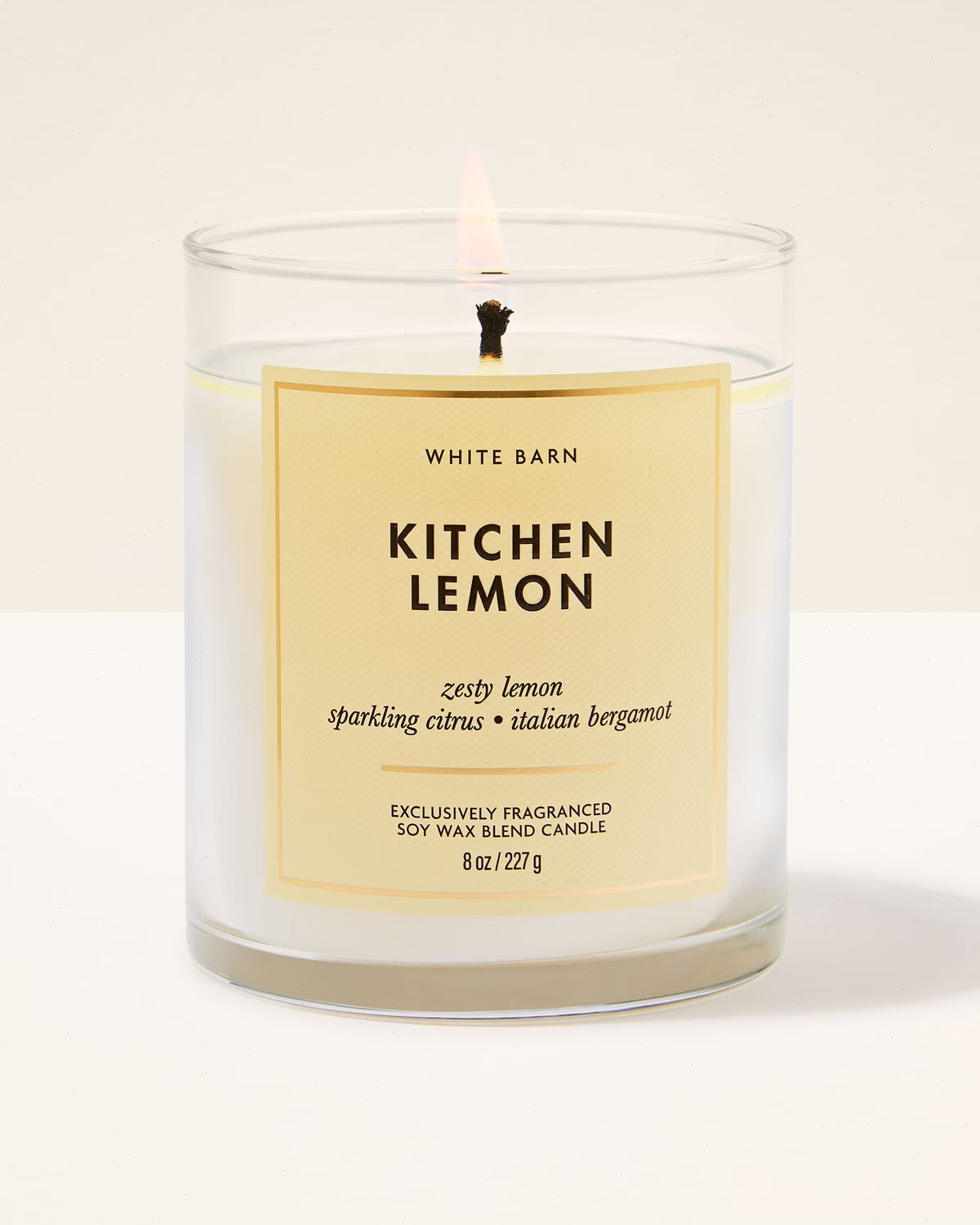 Kitchen Lemon Single Wick Candle