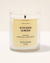 Kitchen Lemon Single Wick Candle